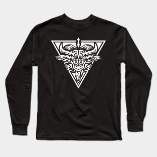 taurus zodiac design Long Sleeve T-Shirt